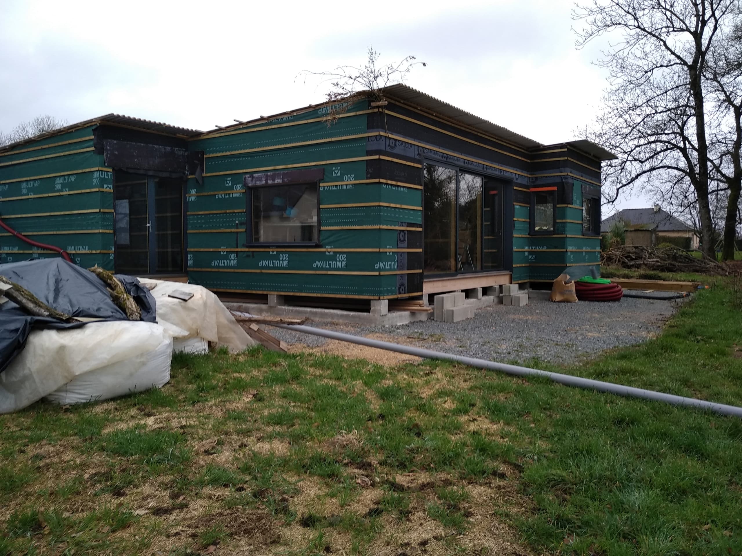 Maison bardage bois boite à bois faire soi même