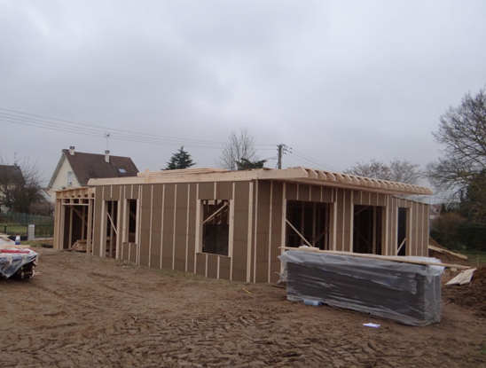 Éco construction d'une maison en bois